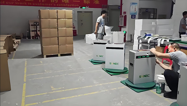 The entire process of battery production