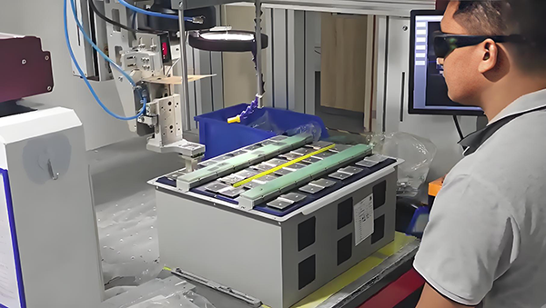 The entire process of battery production