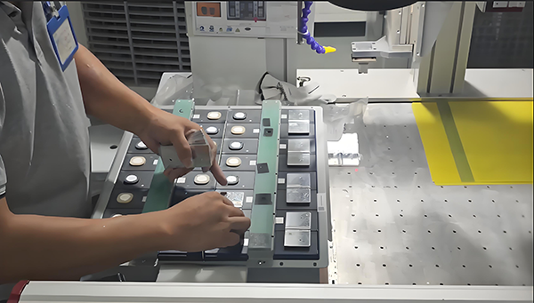 The entire process of battery production