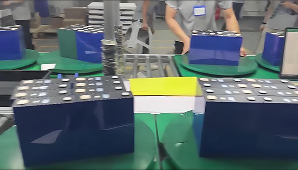 The entire process of battery production
