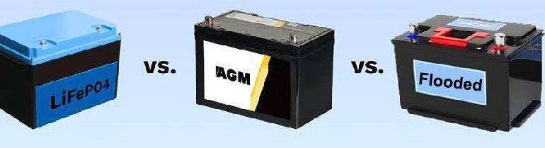 FLOODED BATTERY VS. LITHIUM BATTERY VS. AGM - SONECPOWER