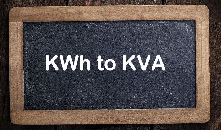 Convert kWh to kVA - SONECPOWER