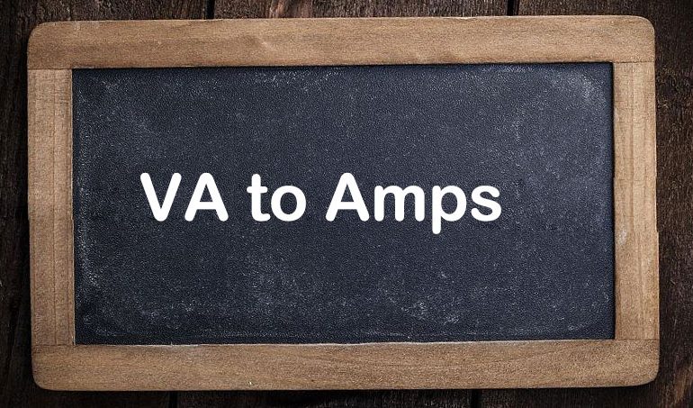 VA to Amps Calculator - SONECPOWER