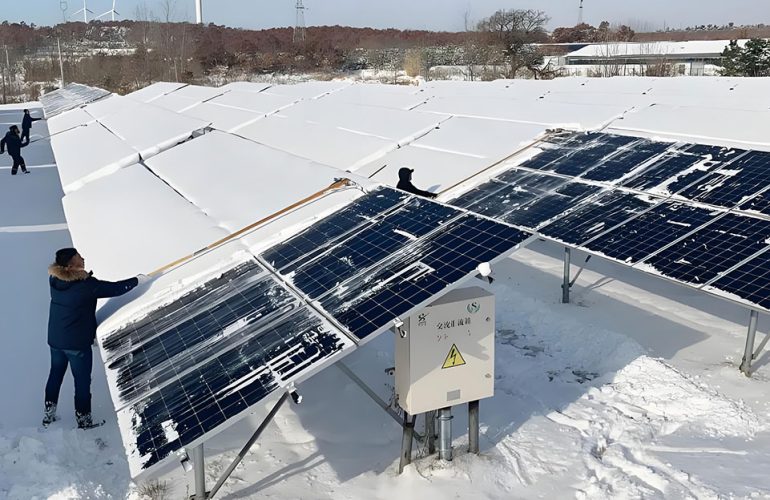 Expert Tips for Dealing with Snow on Solar Panels - SONECPOWER