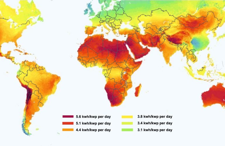 What is a peak sun hour？ What are peak sun hour numbers for your country？ - SONECPOWER
