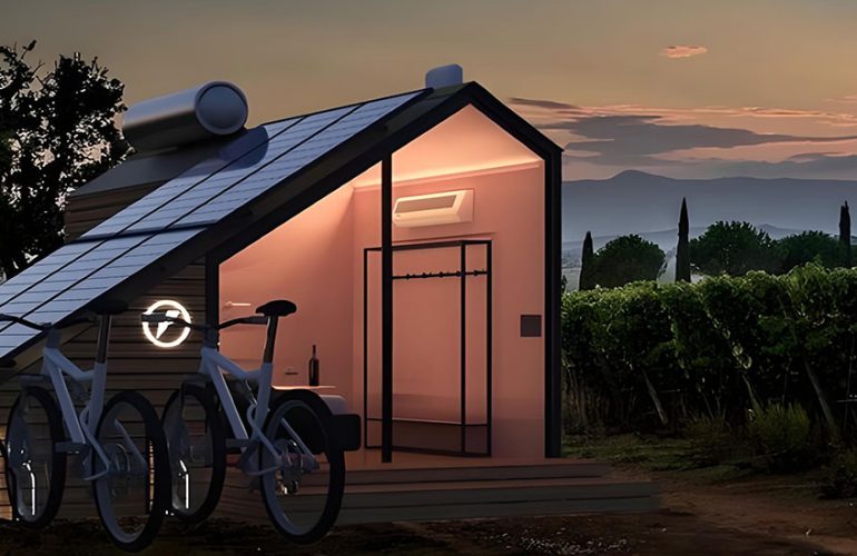 Solar Powered Tiny House: Can Solar Generator Run A Tiny House? - SONECPOWER